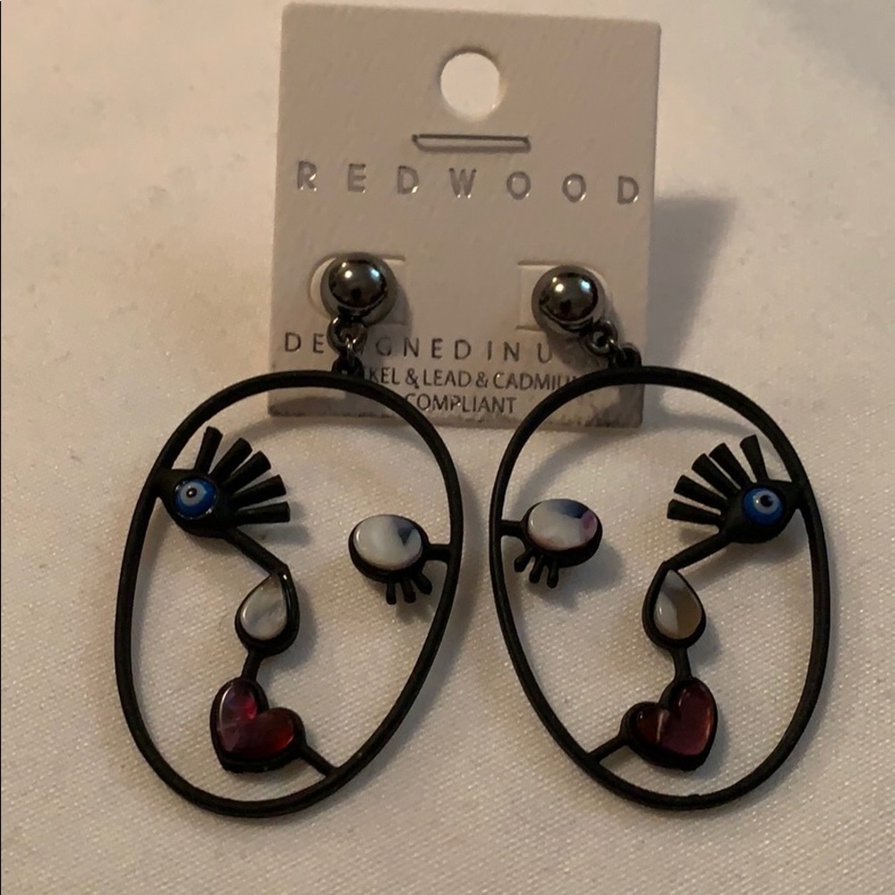 Unique Face Earrings